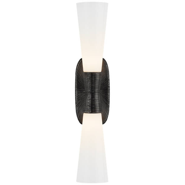 Visual Comfort Utopia 2 Light Bath Sconce by Kelly Wearstler
